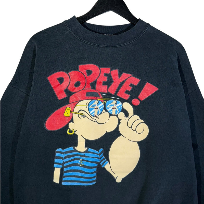 Vintage Popeye Cartoon Graphic Crewneck