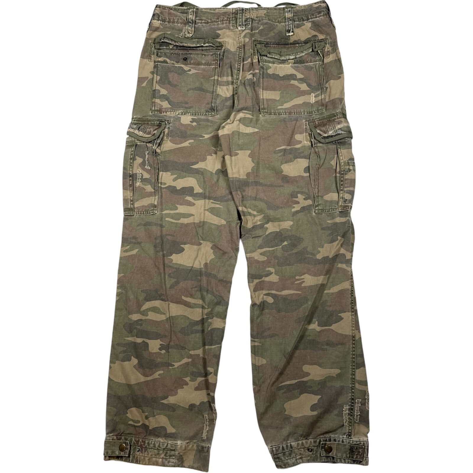 Vintage Industry Supply Co Camo Cargo Pants 36