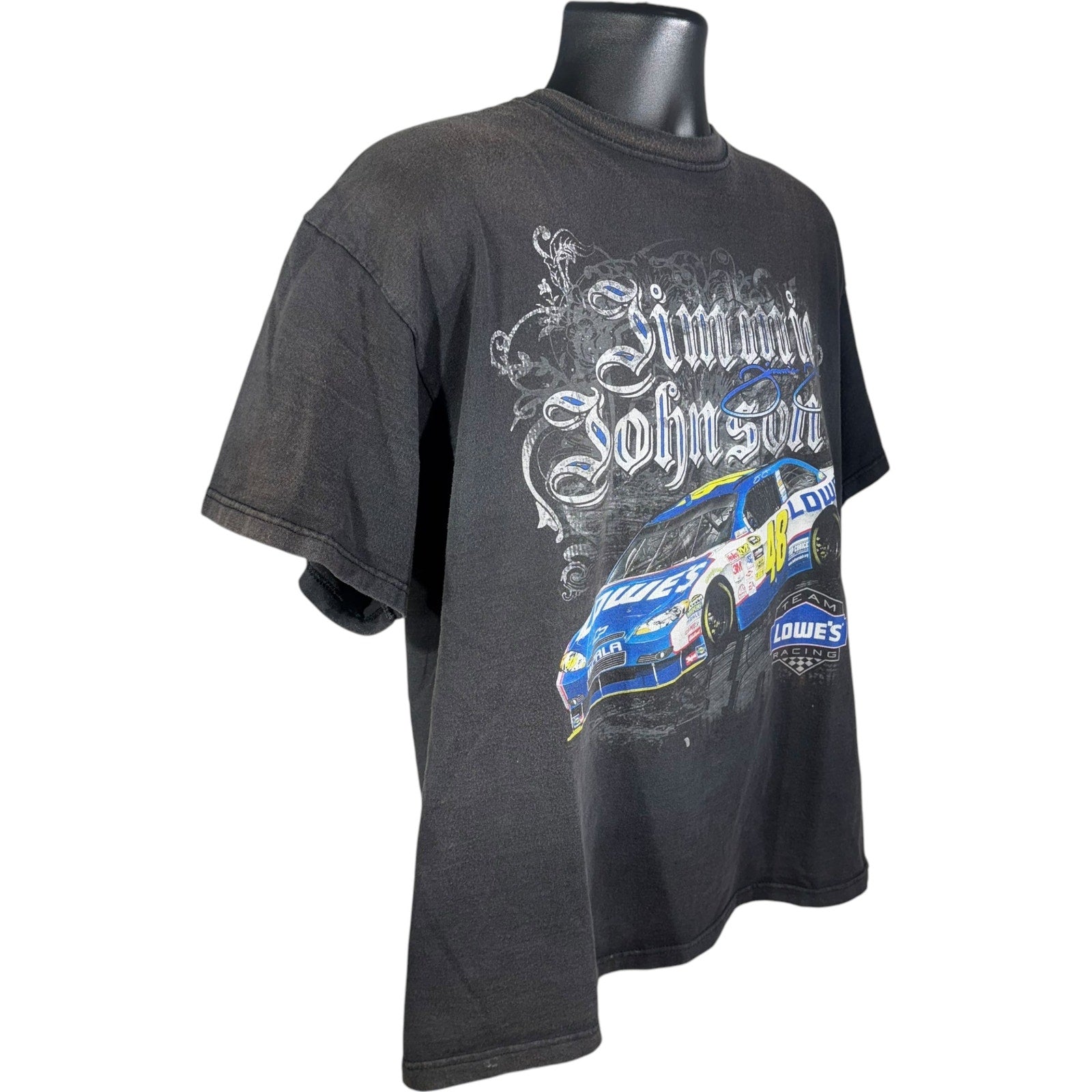 Vintage NASCAR Jimmie Johnson Double Sided Graphic Tee