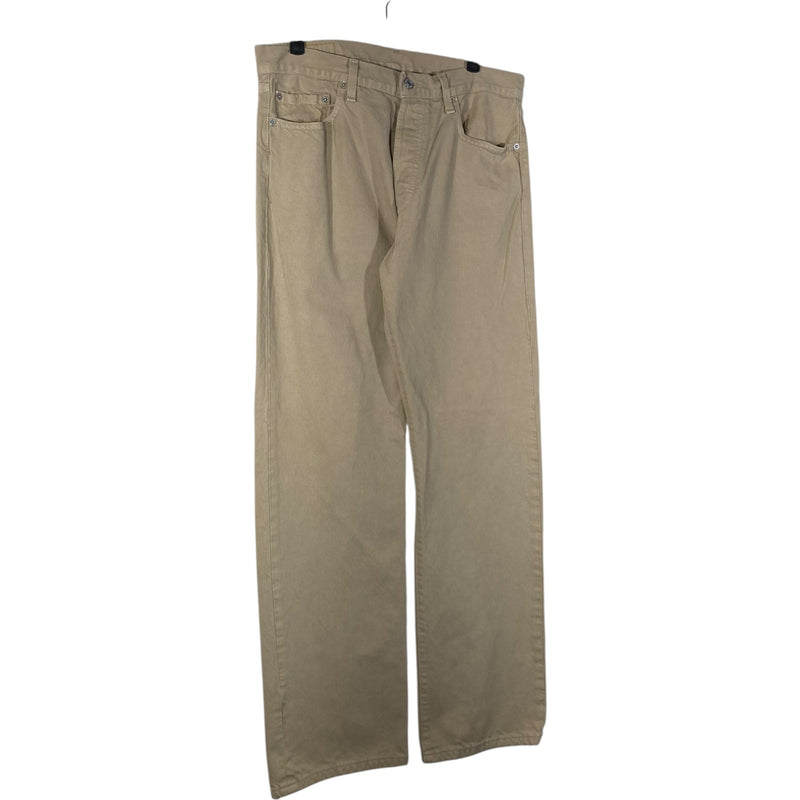 Vintage Levi's 502 Straight Khaki Jeans 34x32