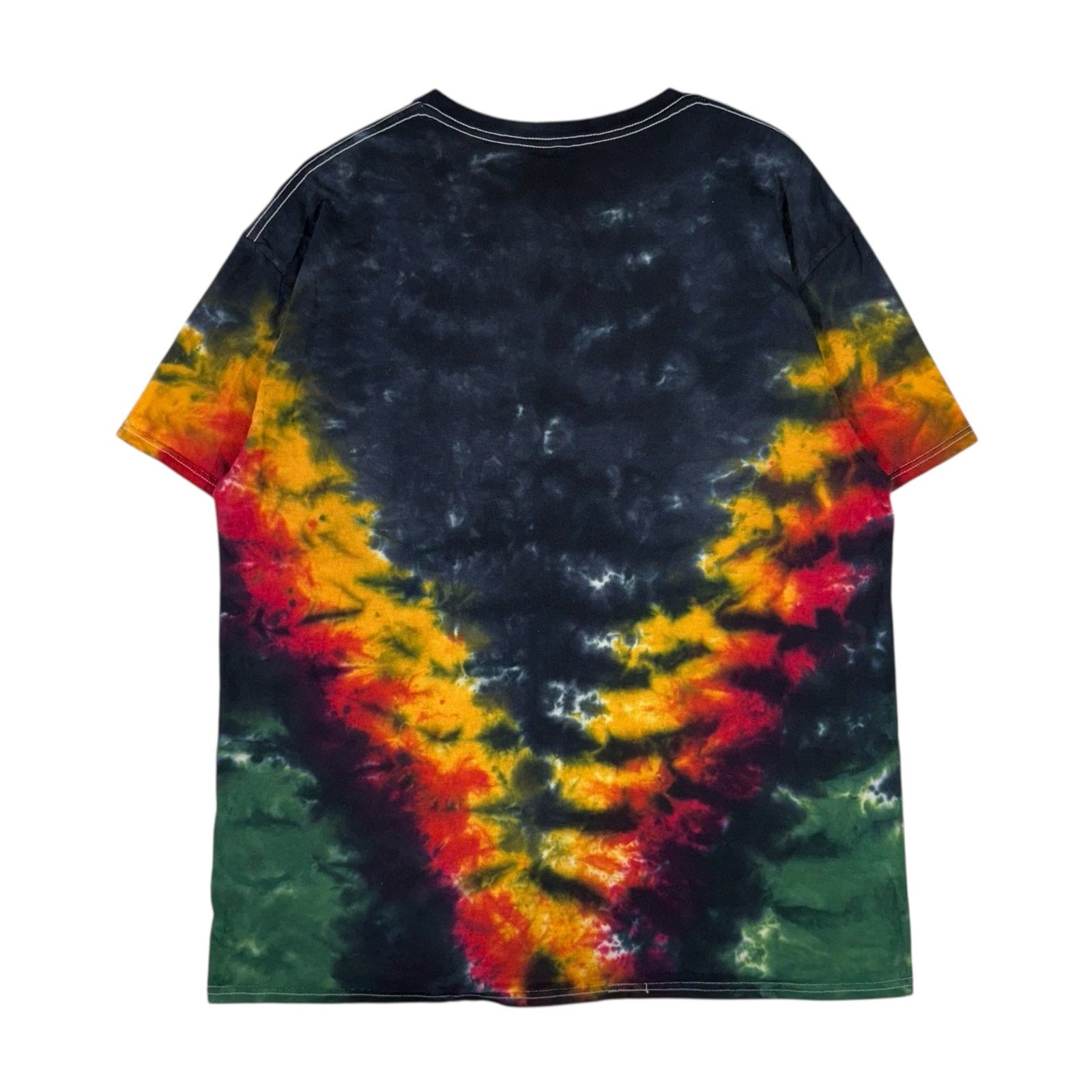 Vintage 3 Lions Rastafari Spellout Tie-Dye Tee