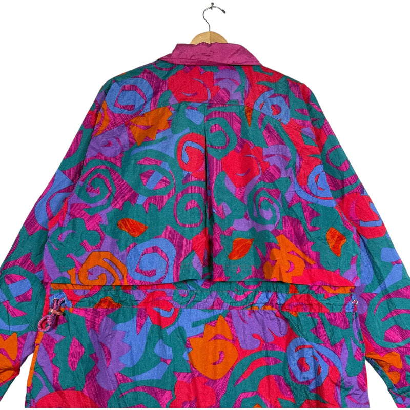 Vintage Nike Multicolor Patterned Windbreaker