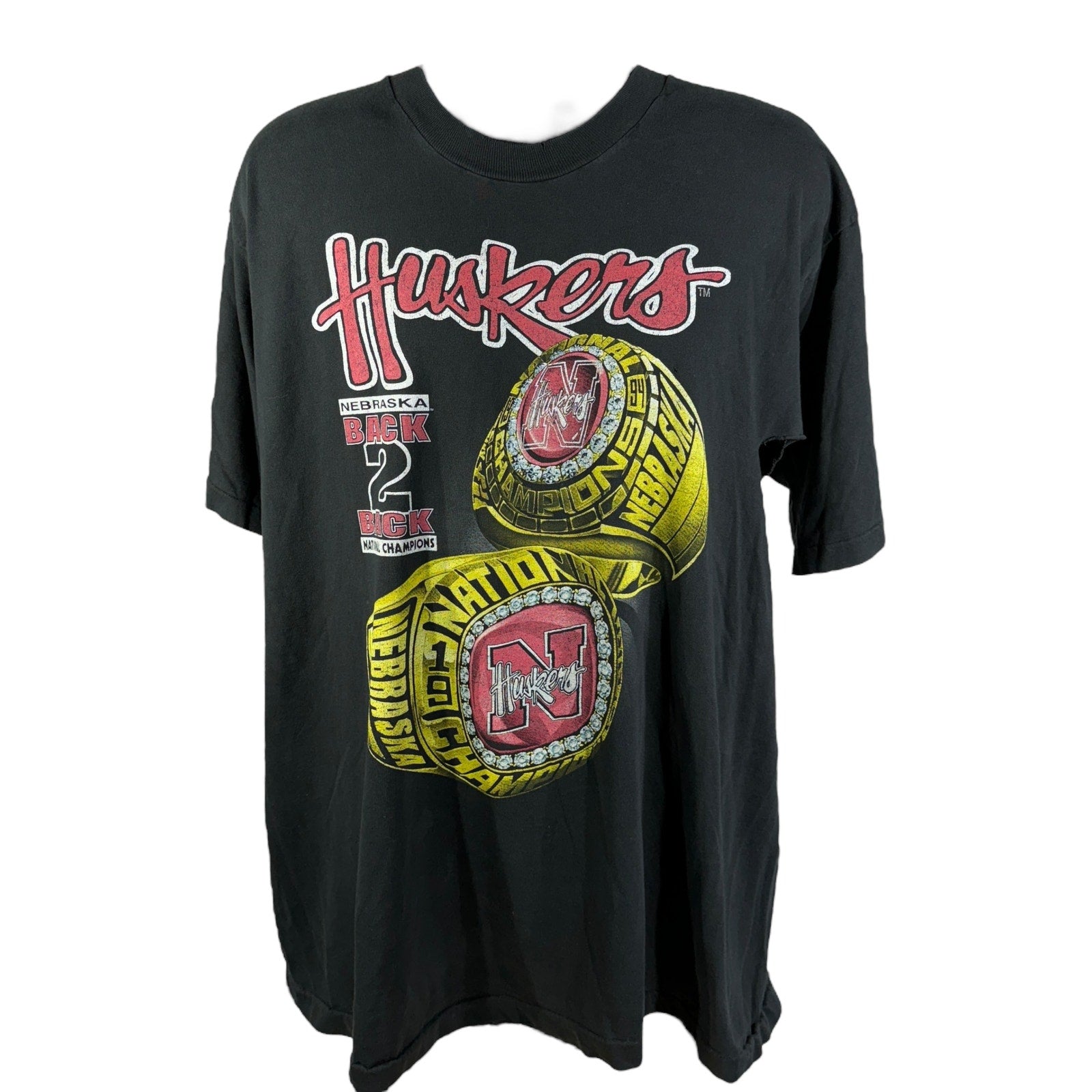 Vintage University of Nebraska Huskers National Champs Tee