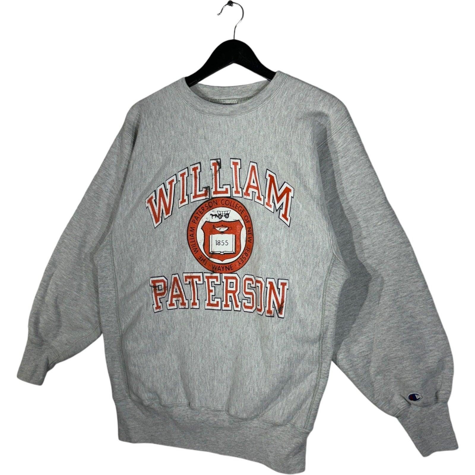 Vintage Champion William Paterson Reverse Weave Crewneck 80s