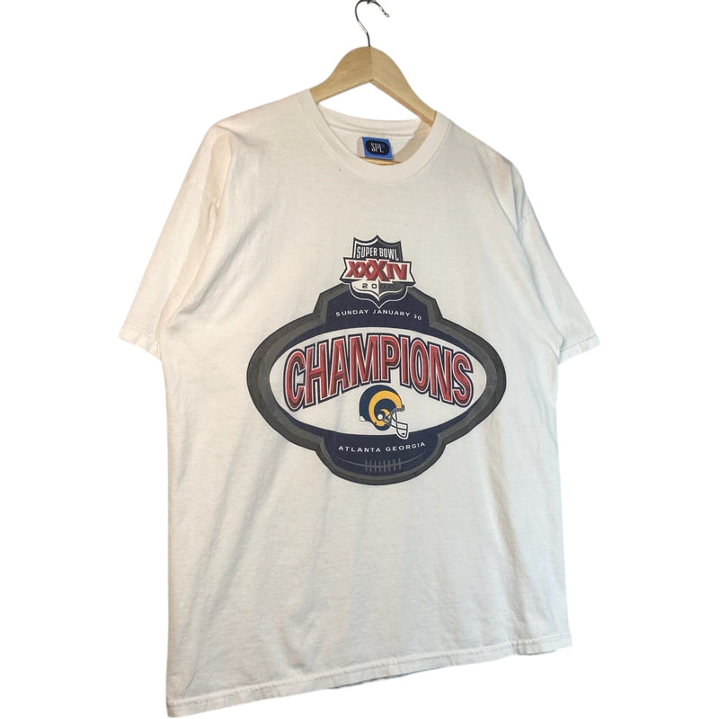 Vintage SuperBowl XXXIV Champions Atlanta Georgia 2000 Tee