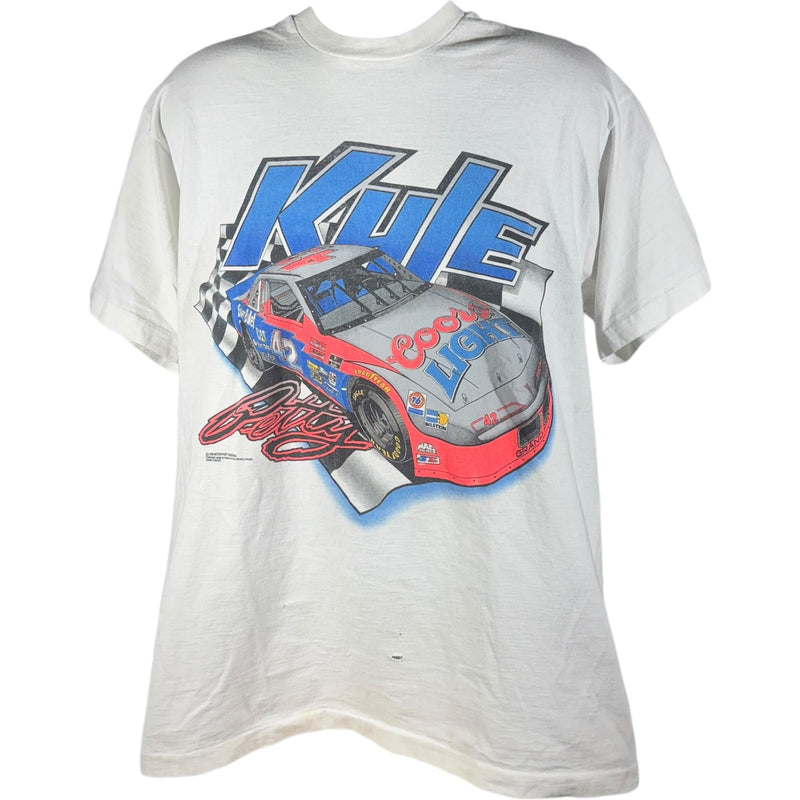 Vintage NASCAR Kyle Petty Coors Light Racing Tee 1995