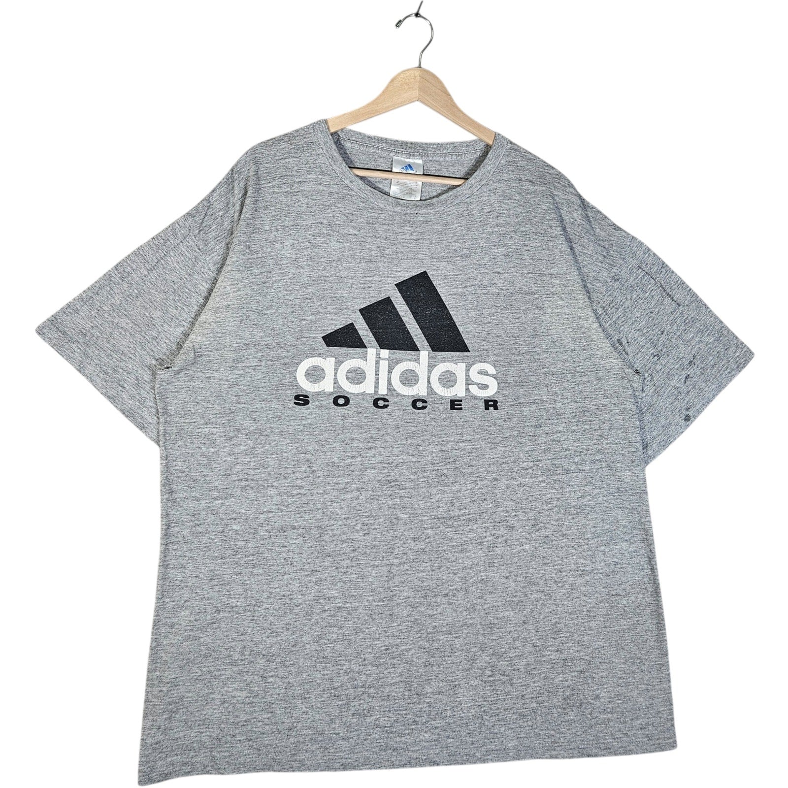 Vintage Adidas Logo Soccer Tee
