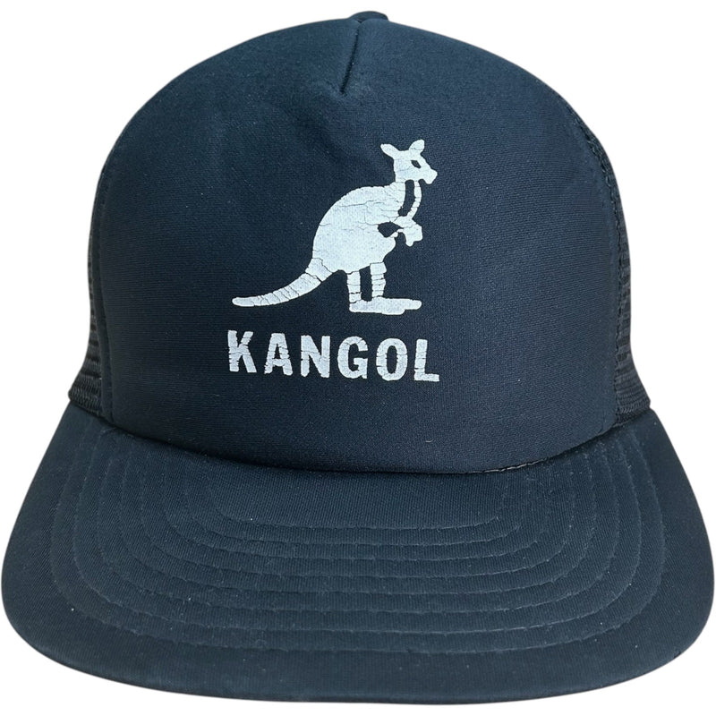 Vintage Kangol Spellout Logo Trucker Snapback 90s Hat