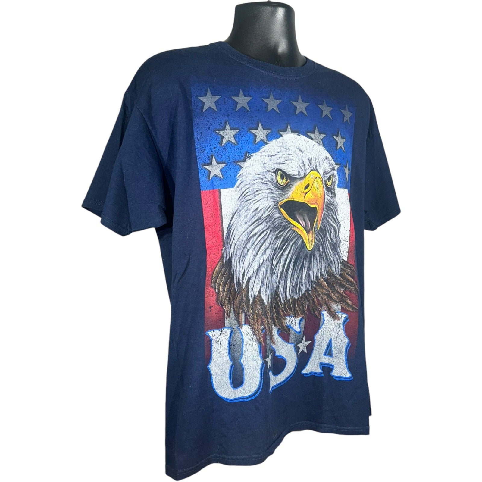 Vintage Fruit of the Loom American Eagle USA Patriotic Tee