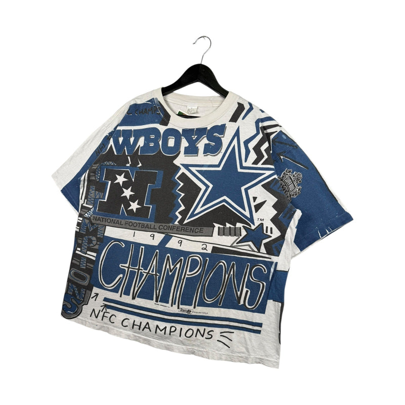 Vintage Dallas Cowboys 1992 NFC Champions NFL T-Shirt