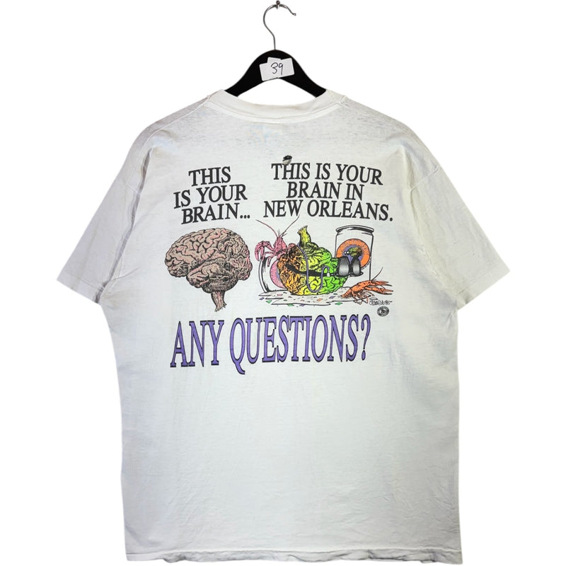 Vintage BrainWaves New Orleans Graphic T-Shirt