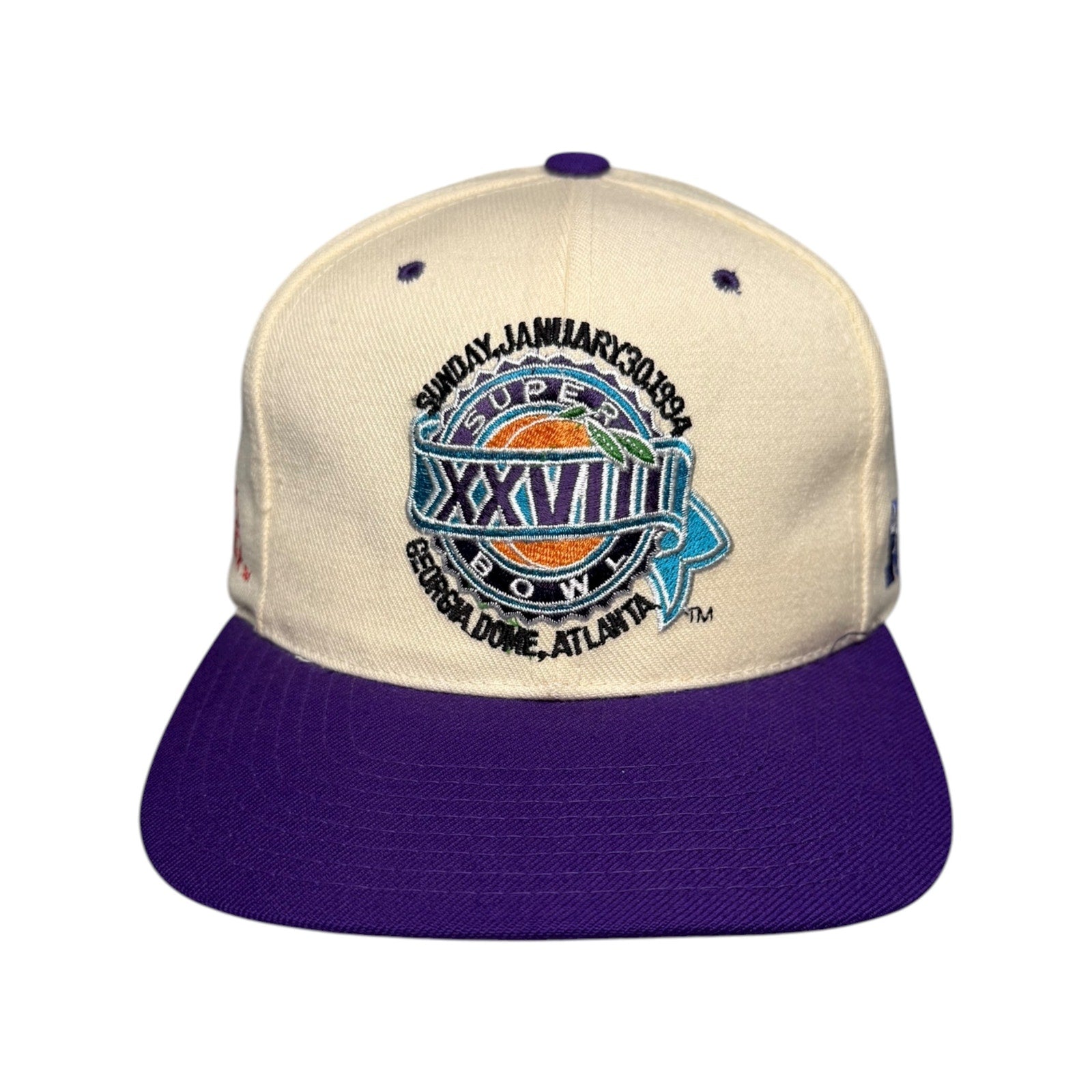 Vintage Super Bowl XXVIII NFL Snapback Hat 1994 OSFA