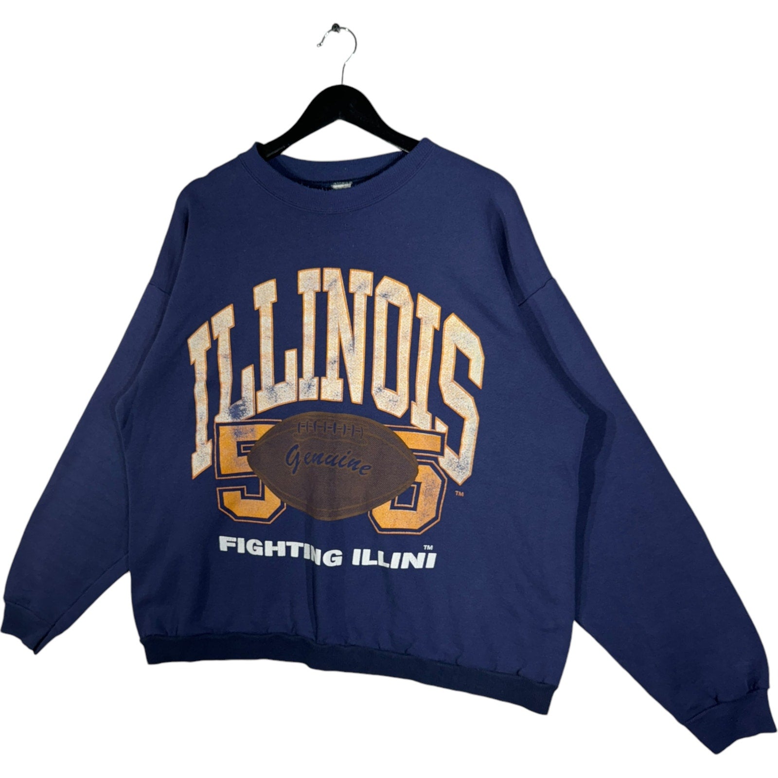 Vintage University Of Illinois Football Crewneck