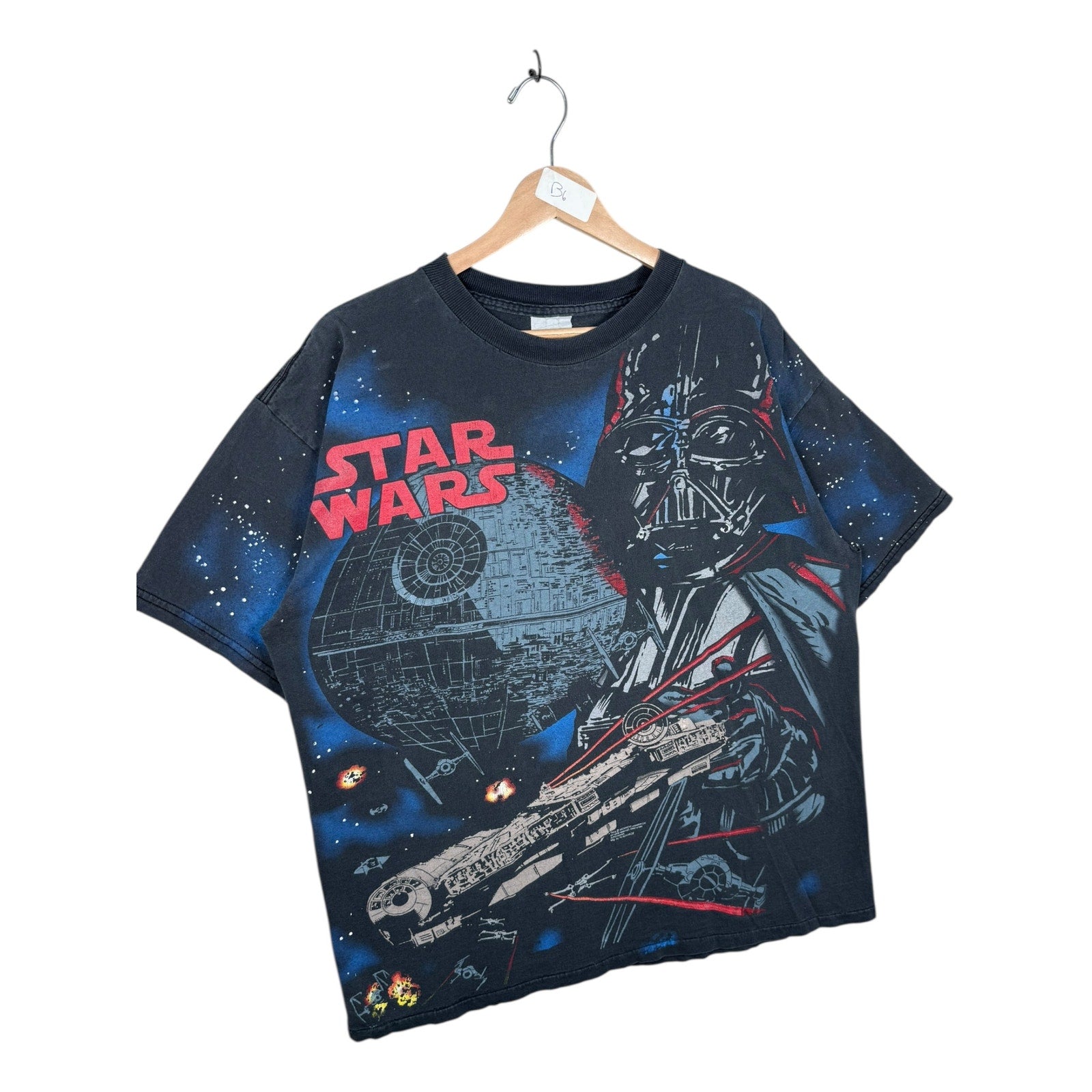 Vintage Star Wars Darth Vader Death Star T-Shirt