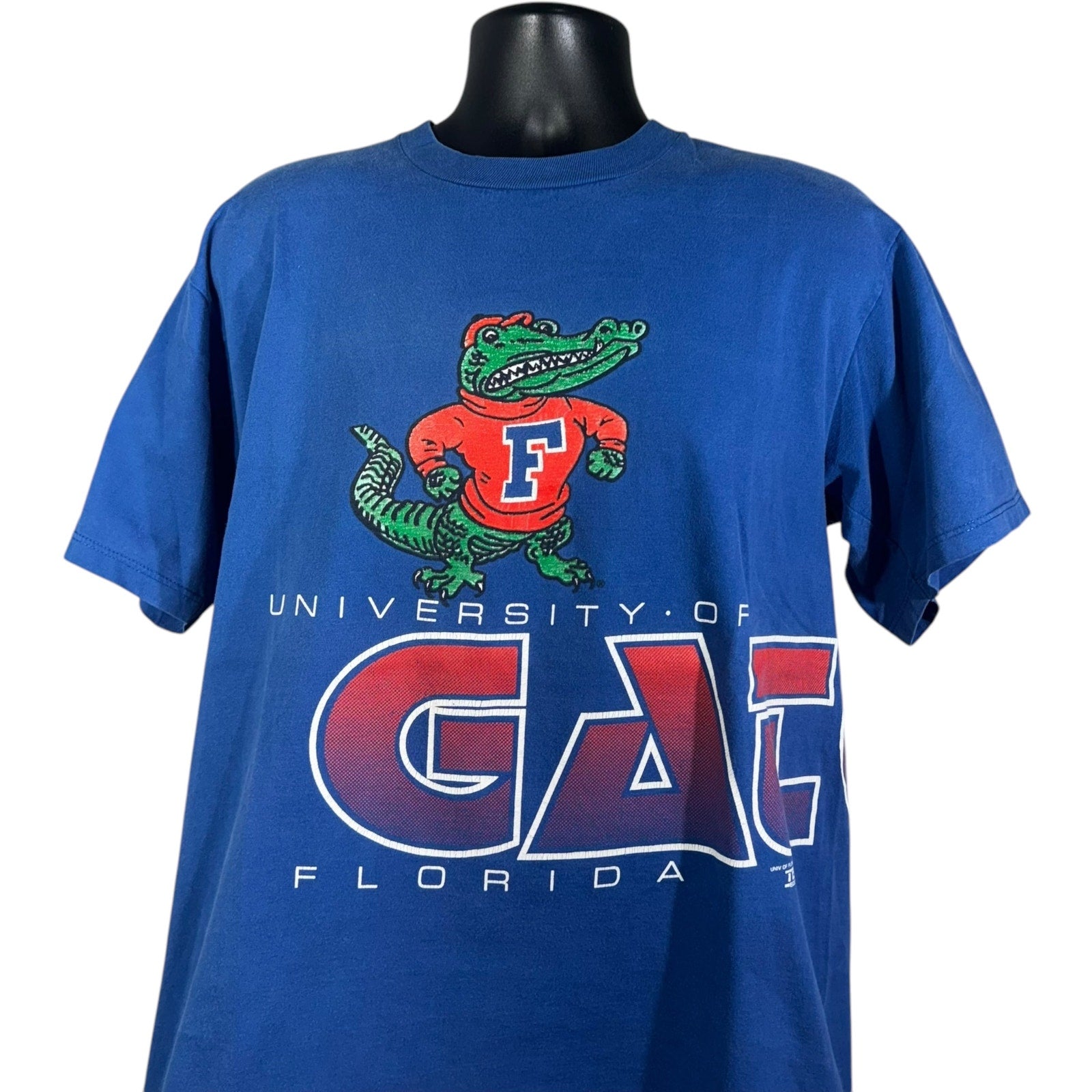 Vintage University of Florida Gators Mascot Wrap Around Tee