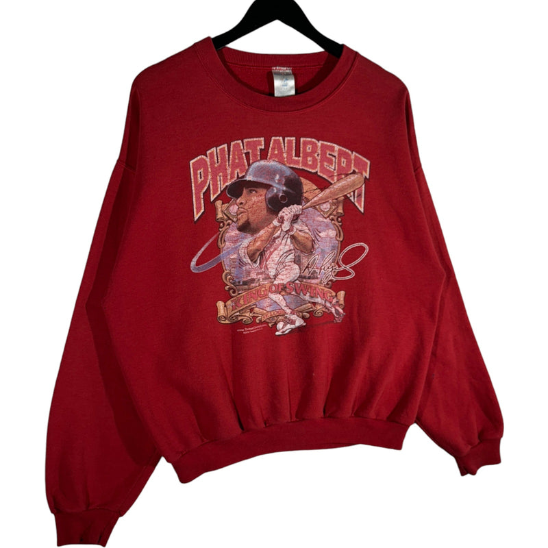 Vintage Phat Albert Pujols "King Of Swings" Crewneck