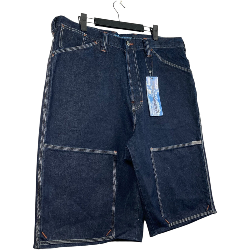 Vintage MECCADNM Dark Wash Denim Shorts 38