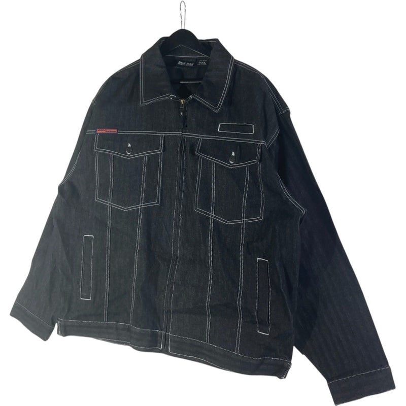 Vintage Streetwear Pocket Denim Jacket