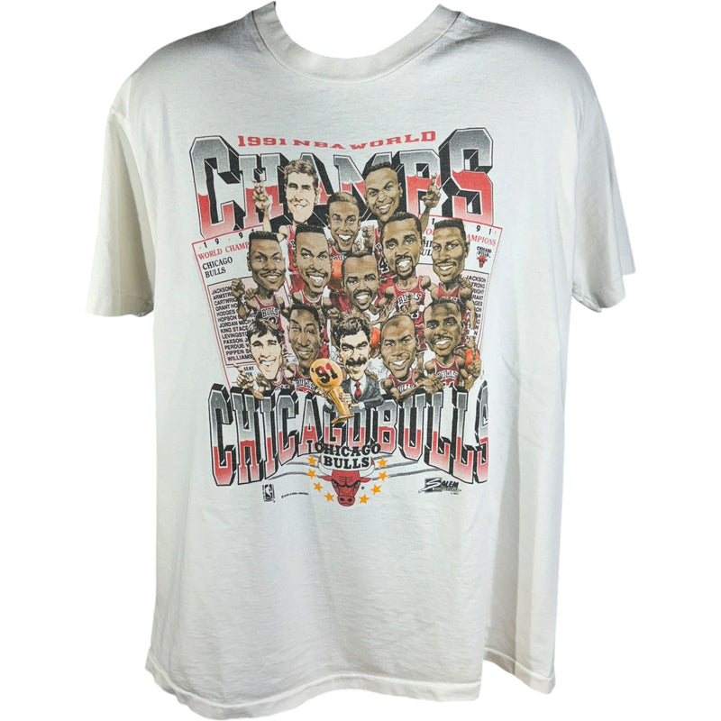 Vintage NBA Chicago Bulls World Champions Tee 1991