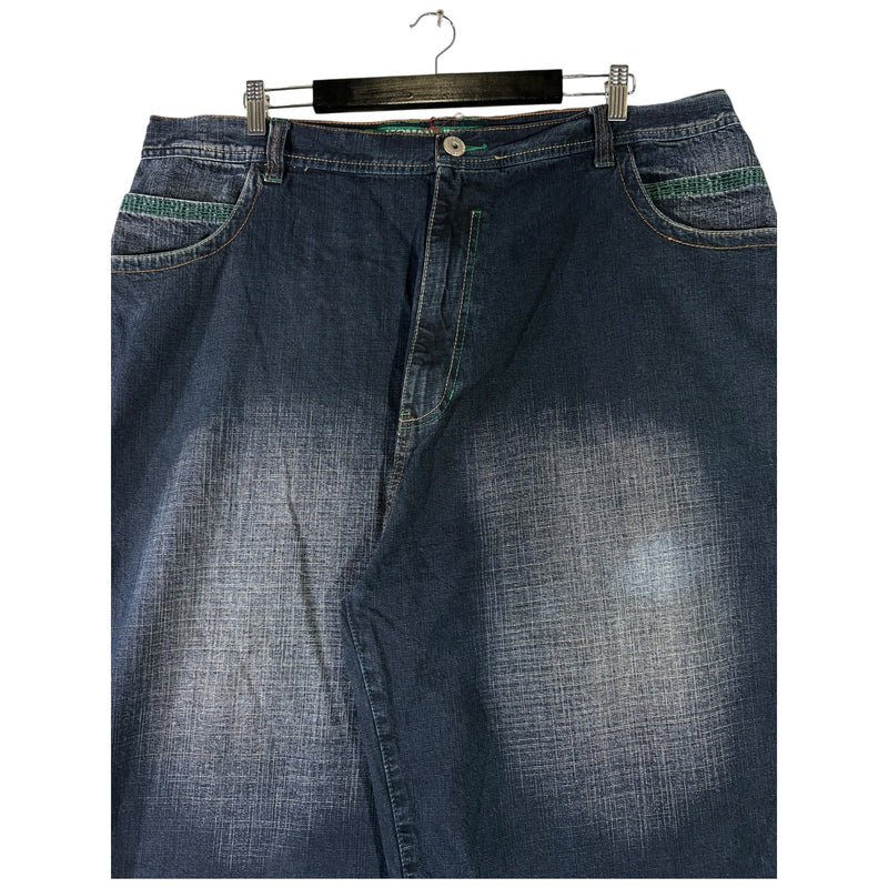 Vintage Koman Bermuda Faded Denim Jean Shorts 48