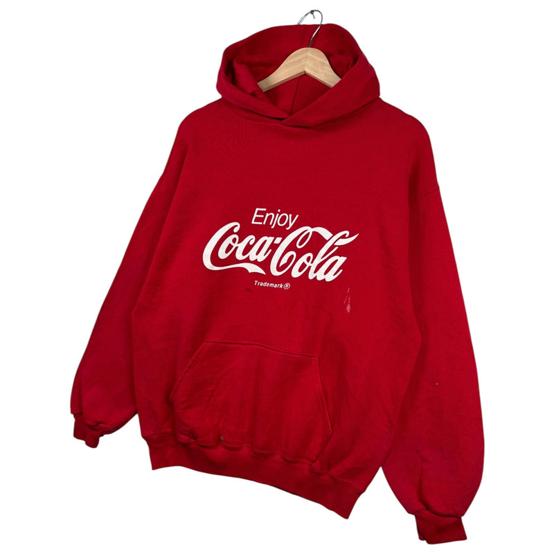 Vintage Coca Cola Graphic Pullover Hoodie