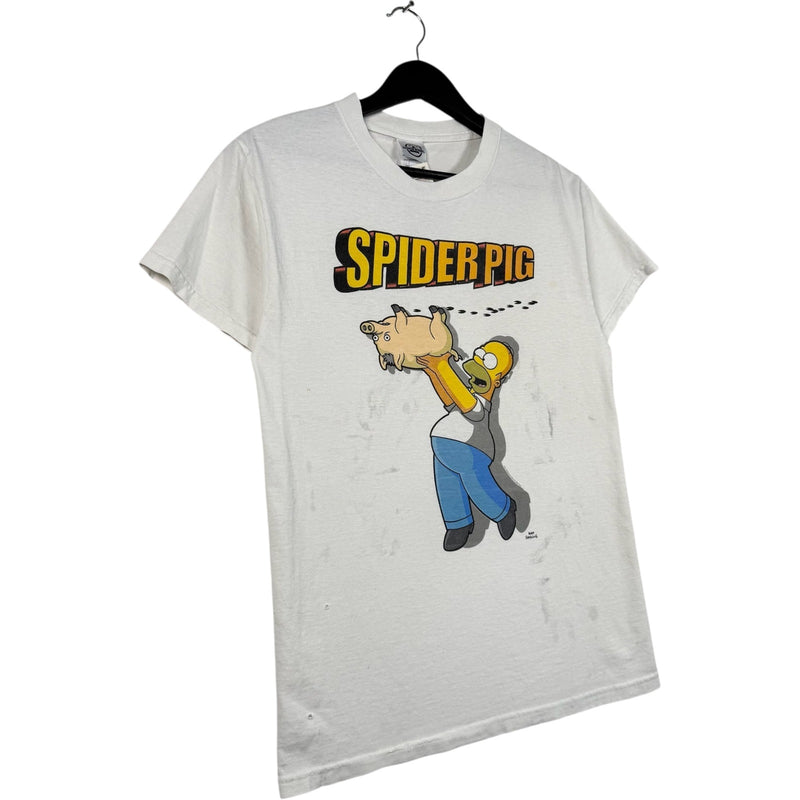 Vintage The Simpsons Spider Pig Spellout T-Shirt