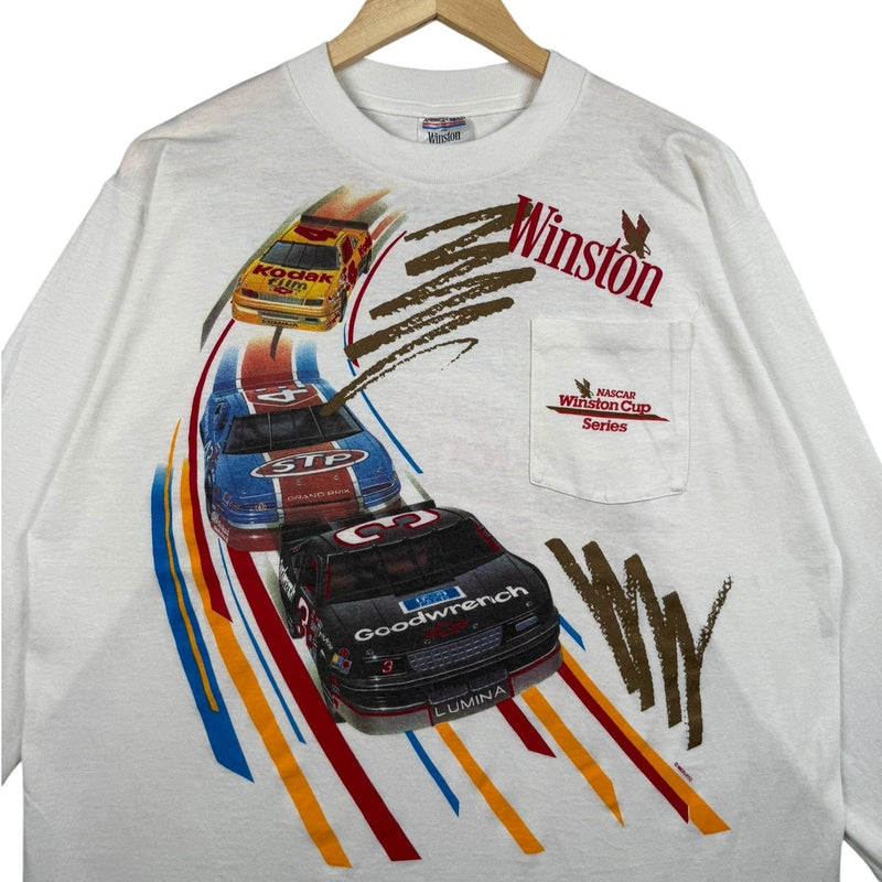 Vintage NASCAR Winston Cup Series Long Sleeve Racing T-Shirt