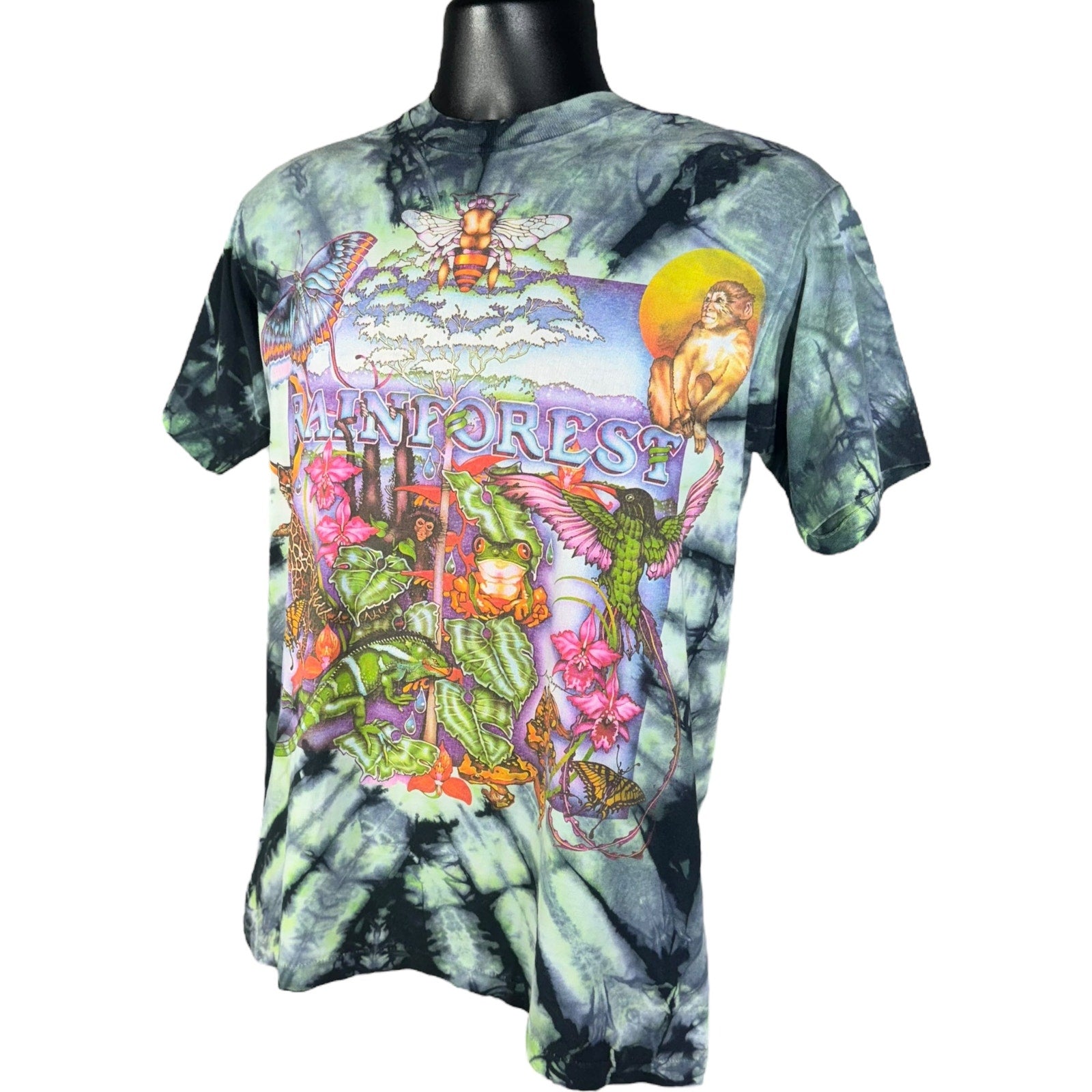 Vintage Rainforest Tie Dye AOP Tee