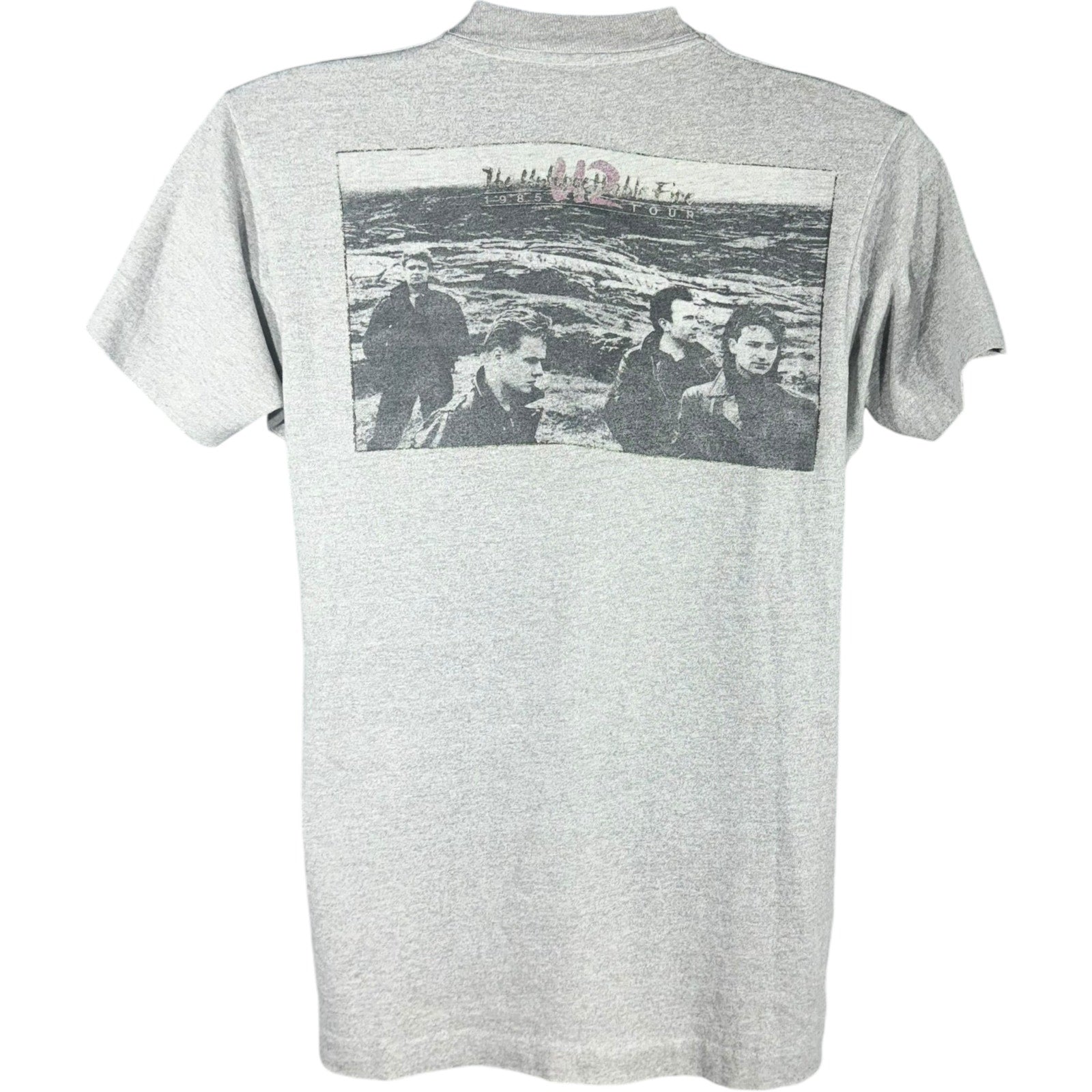 Vintage U2 The Unforgettable Five Tour Tee 80's