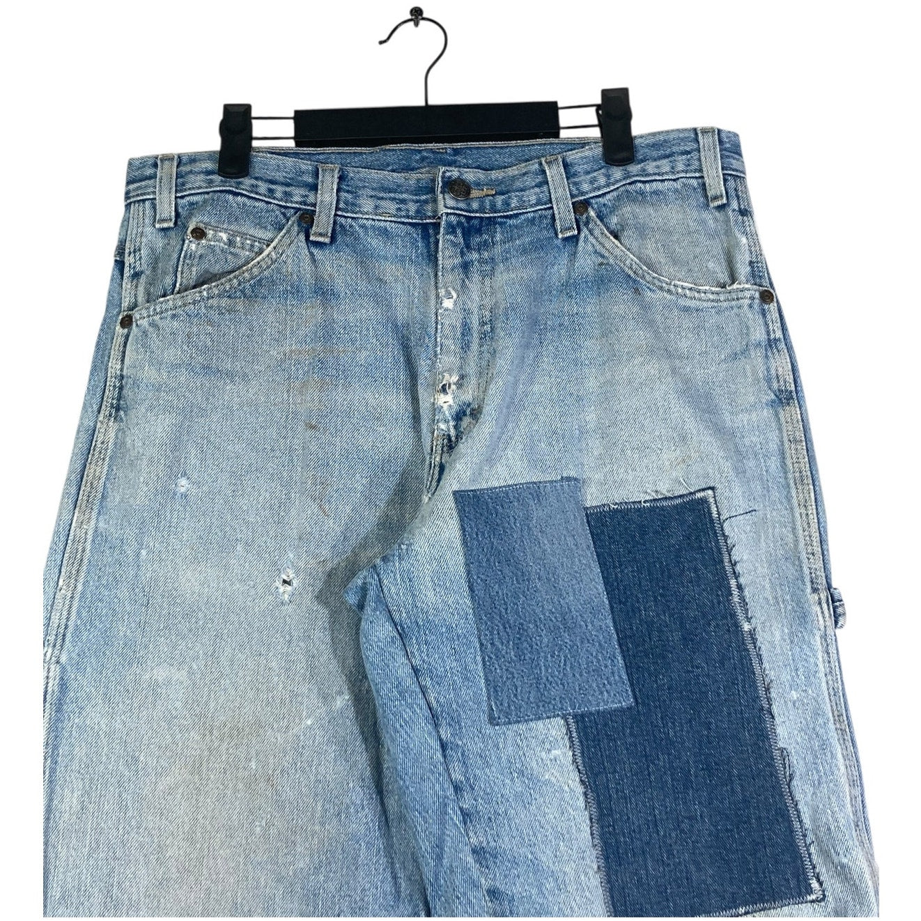 Vintage Dickies Patchwork Carpenter Denim Shorts 33