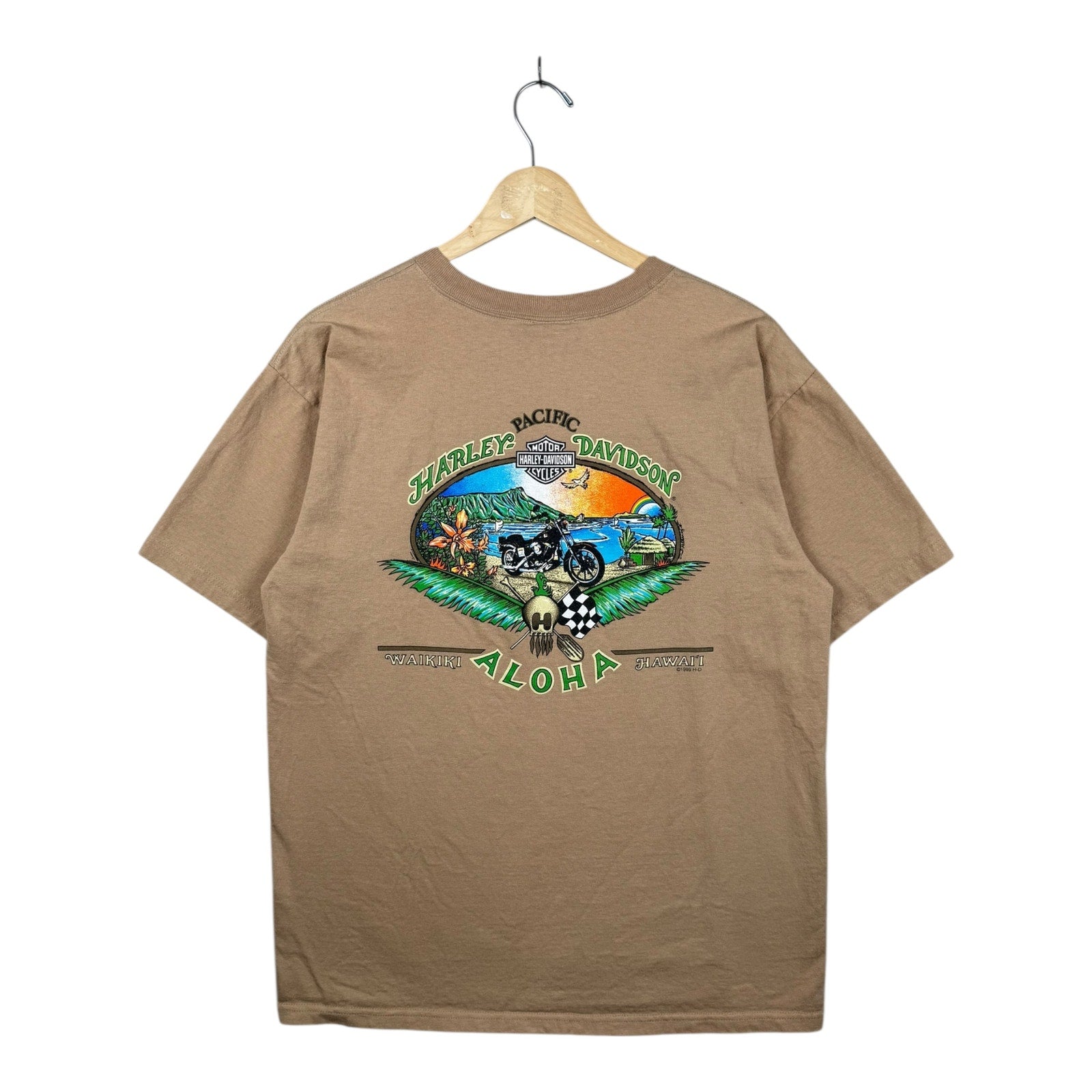 Vintage Harley Davidson Waikiki Hawaii T-Shirt