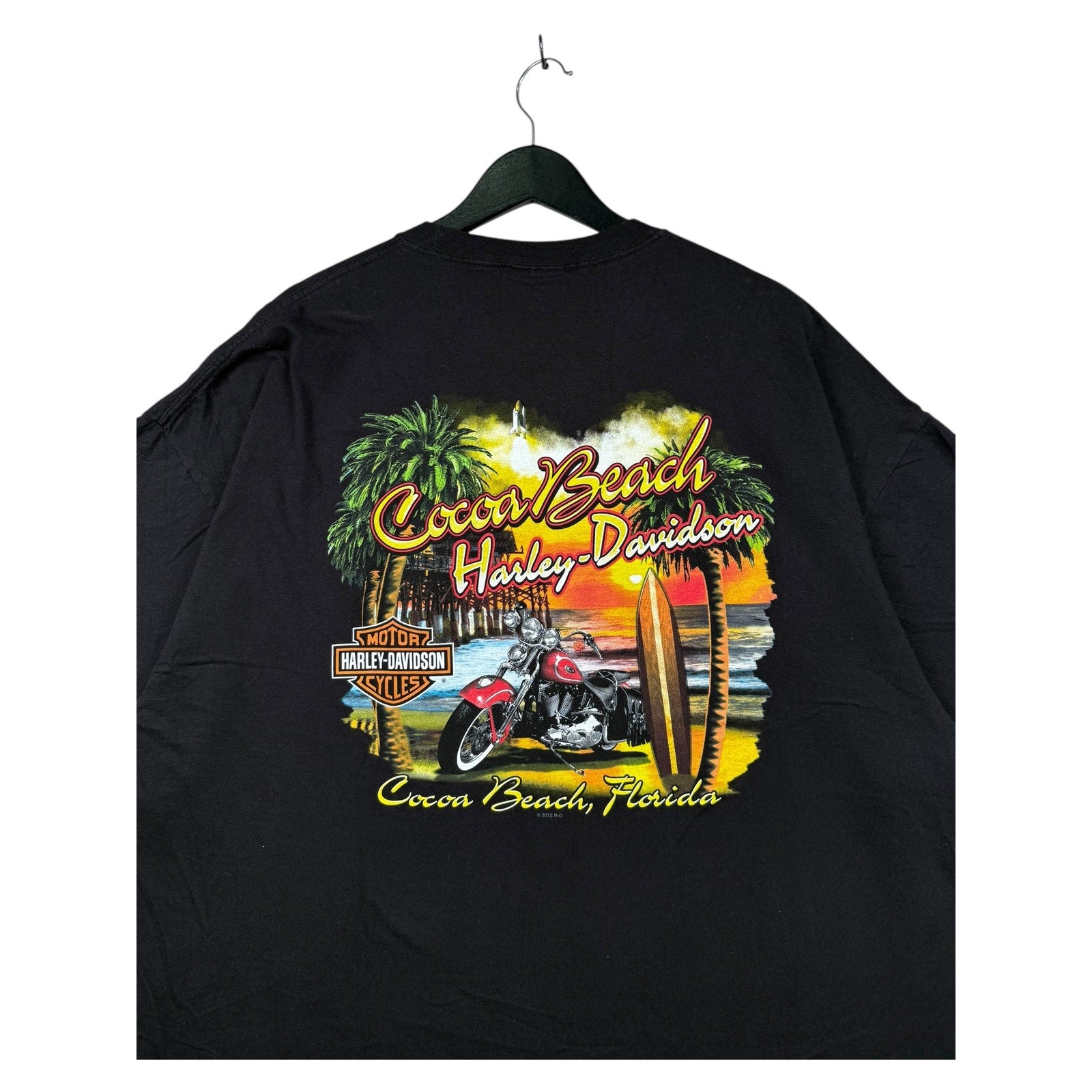 Vintage Harley Davidson Cocoa Beach Florida T-Shirt
