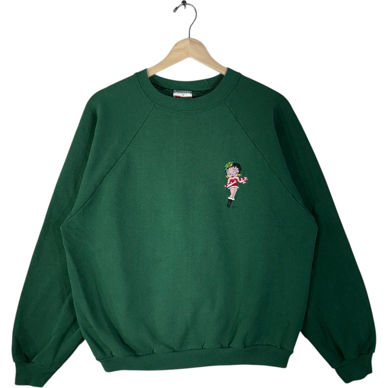 Vintage Mini Betty Boop Embroidered Crewneck