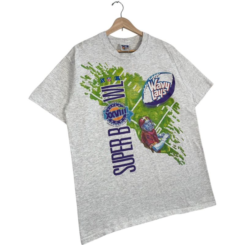 Vintage Wavy Lays Super Bowl XXVIII NFL Tee 1994