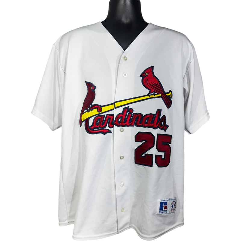 Vintage Russell St. Louis Cardinals Mark McGwire #25 MLB Jersey