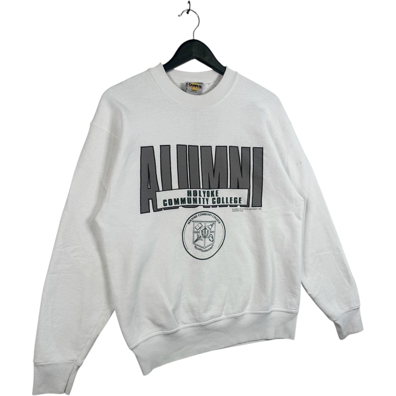 Vintage Holyoke Community College Alumni Spellout Crewneck