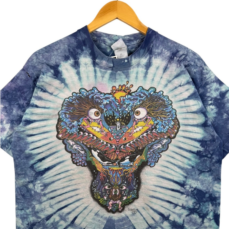 Vintage Psychedelic Tie-Dye Graphic T-Shirt