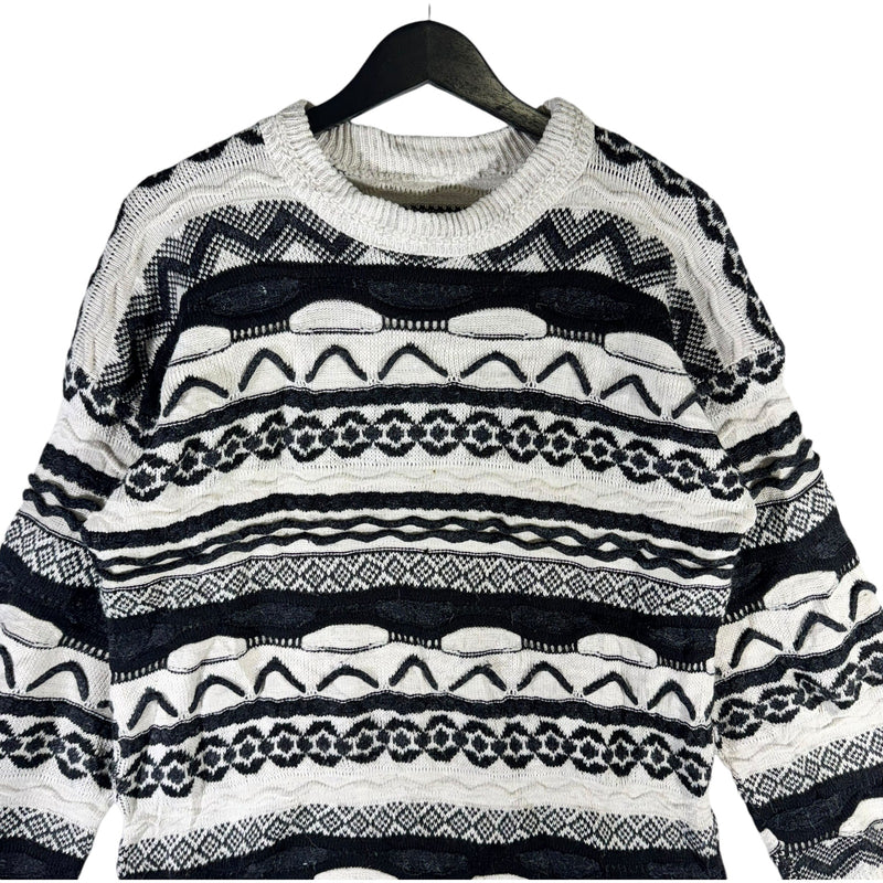 Vintage 3D Knit Sweater