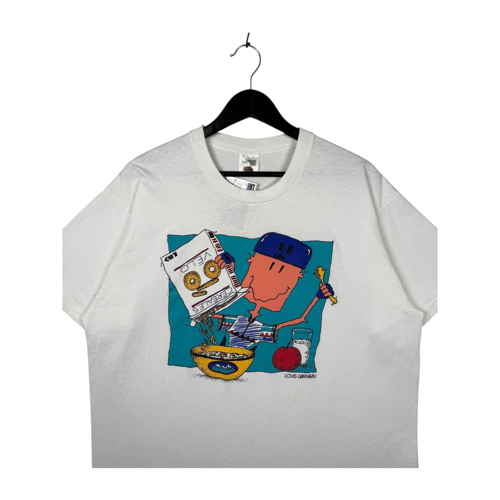 Vintage Louis Garneau Cycling Graphic T-Shirt