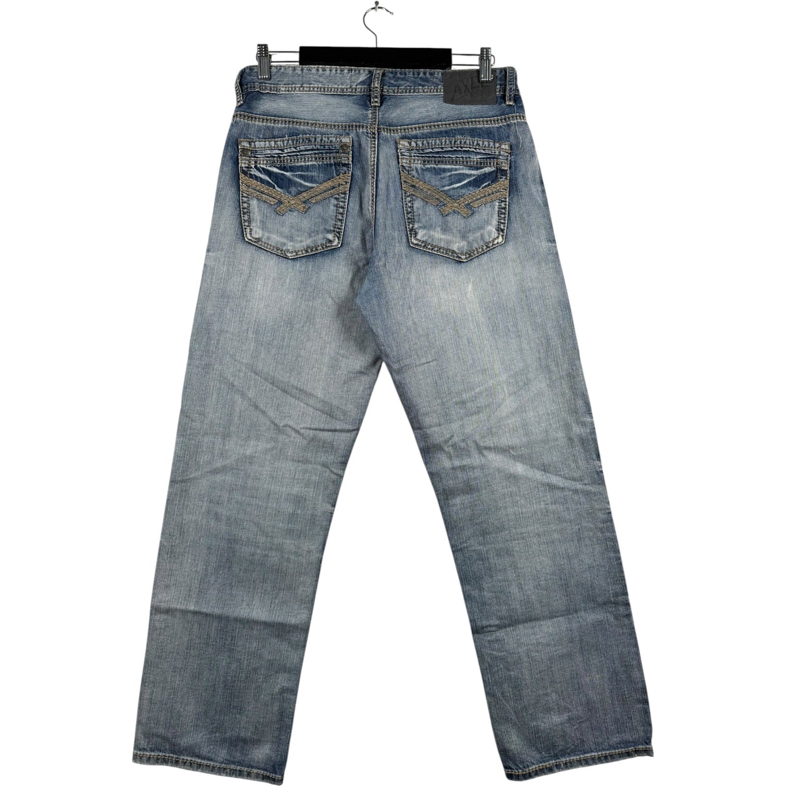 Vintage Axel Faded Straight Leg Denim Jeans 32x32