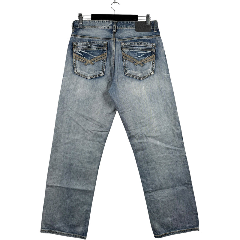 Vintage Axel Faded Straight Leg Denim Jeans 32x32