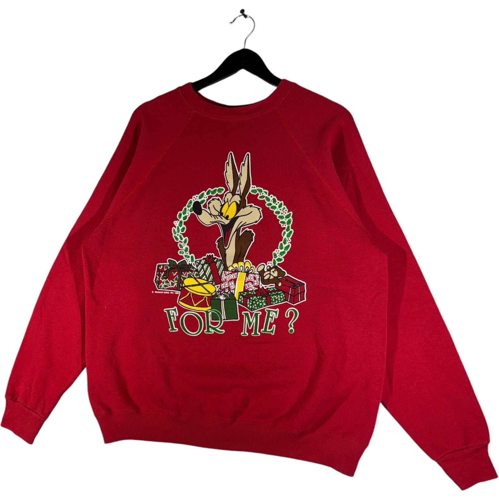 Vintage Looney Tunes Wile E. Coyote Christmas Crewneck