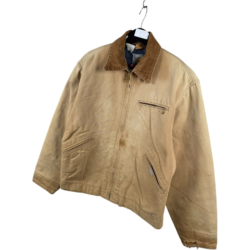 Vintage Carhartt Detroit Fleece Lined Workwear Jacket