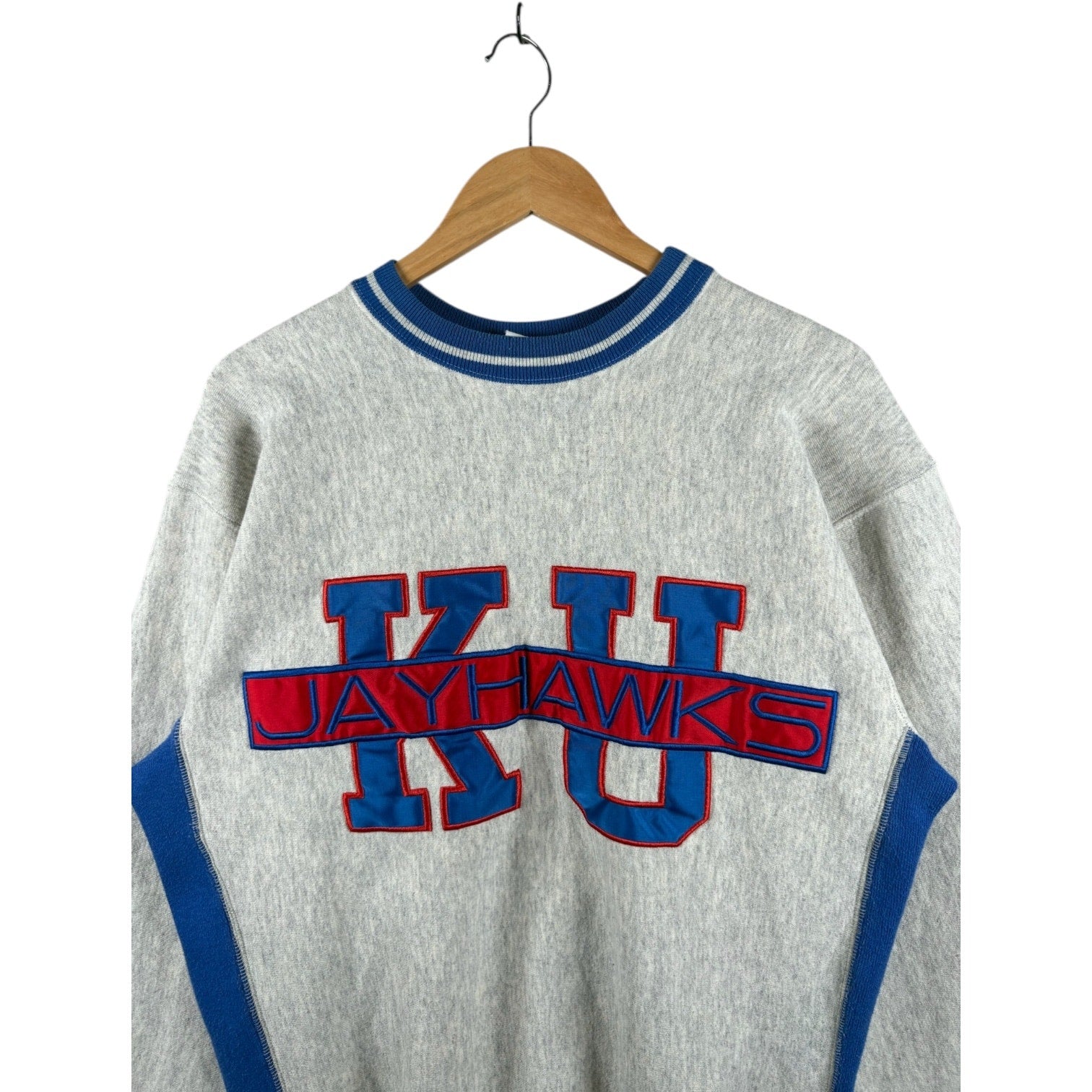 Vintage Kansas University Jayhawks Pullover Crewneck