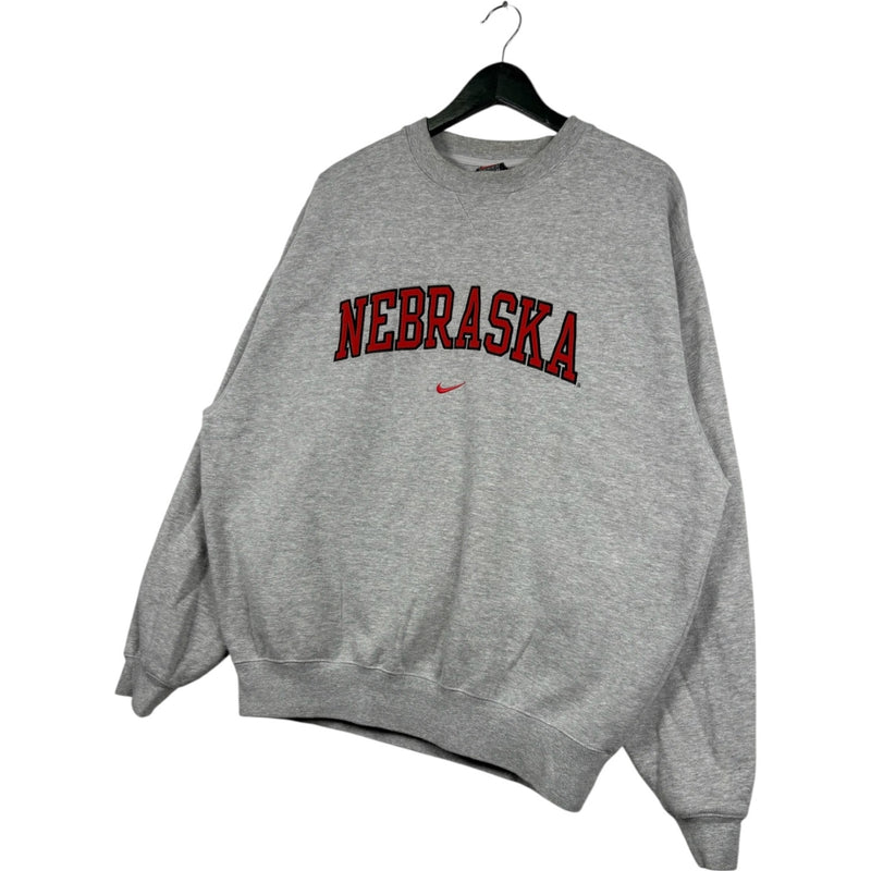 Vintage Nike Center Swoosh Nebraska University Crewneck