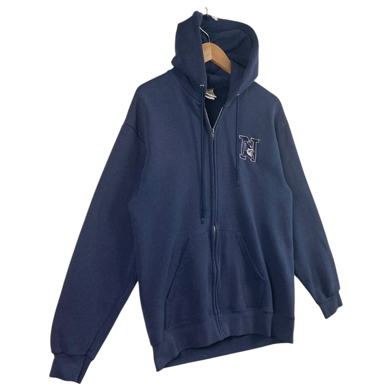 Vintage Northeastern University Huskies Full Zip Hoodie