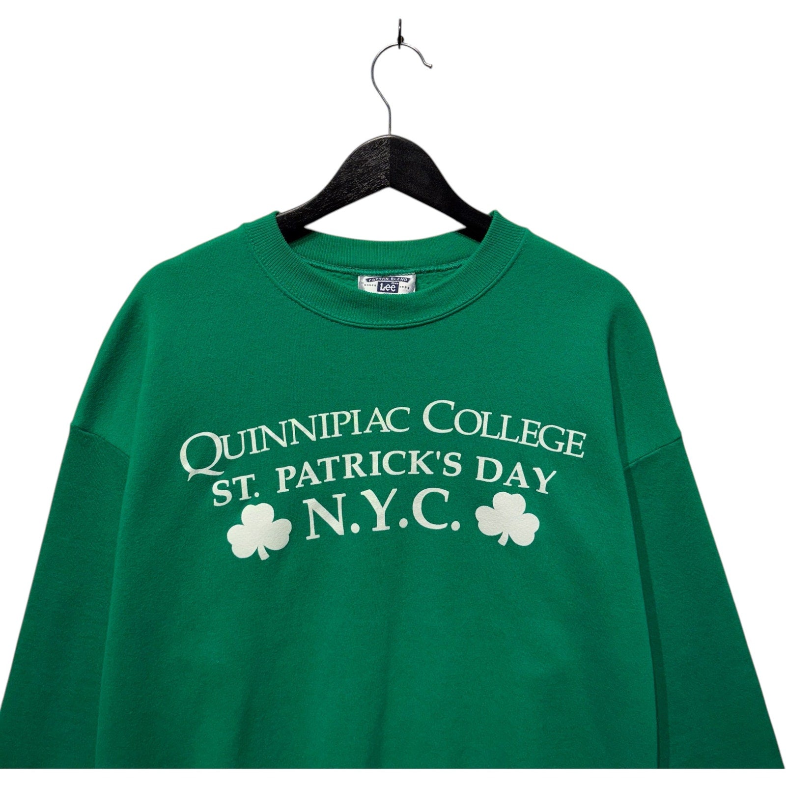Vintage Quinnipiac College St. Patricks Day Crewneck