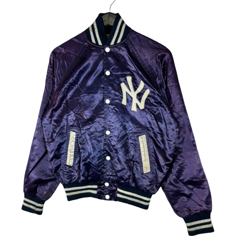 Vintage New York Yankees Satin Bomber Jacket