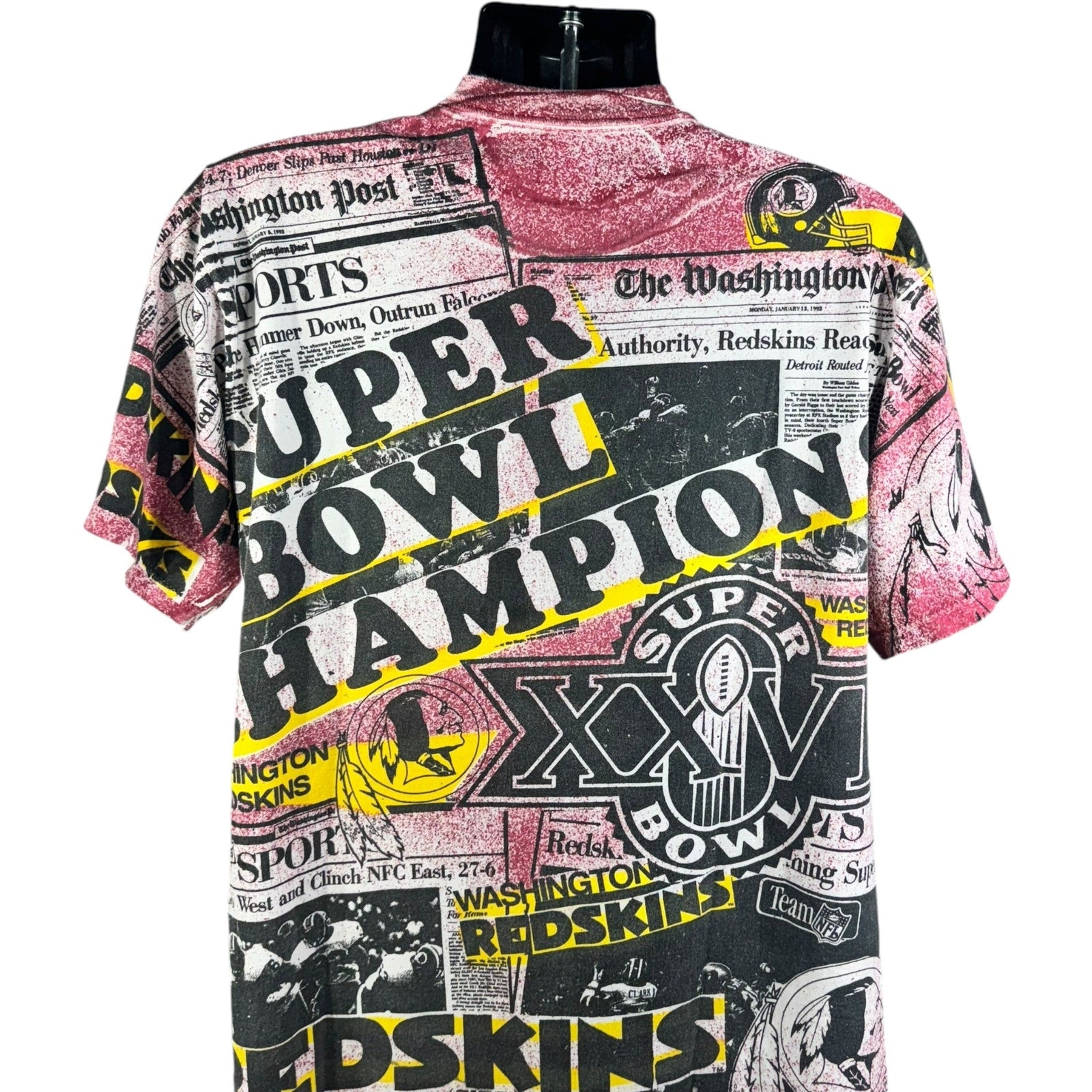 Vintage Washington Redskins Super Bowl Champions AOP Tee