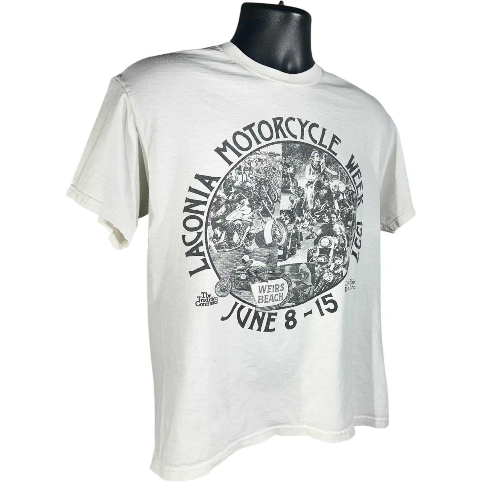 Vintage Laconia Motorcycle Week Tee 1997